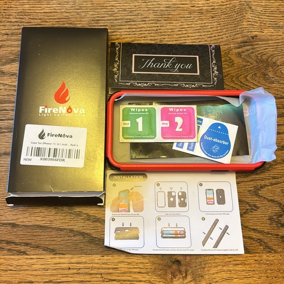 FireNova IPhone 11 Red case drop proof 6.1 awesome heavy duty protective case - Picture 11 of 11